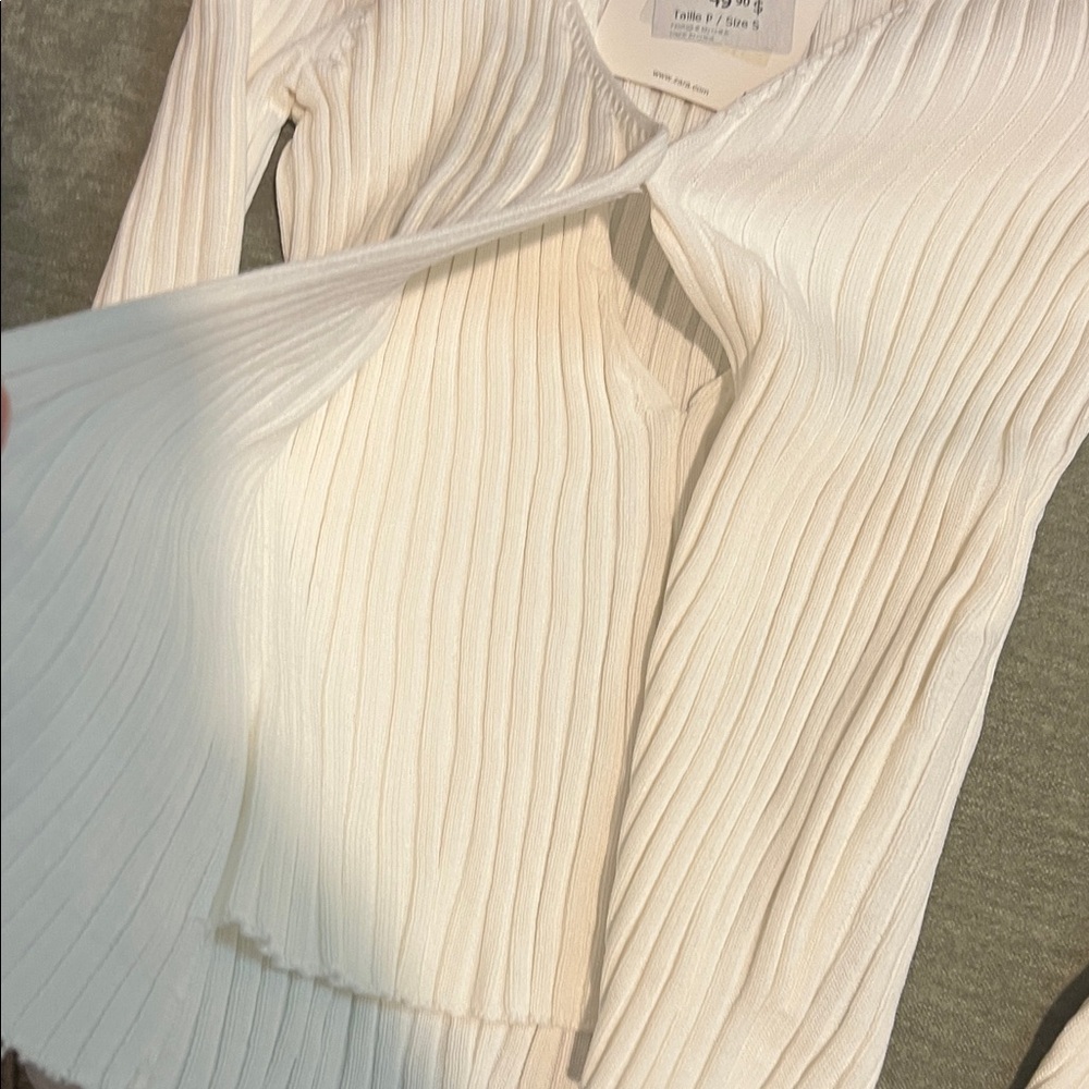 Zara halter Ribbed Sweater - Picture 3 of 3